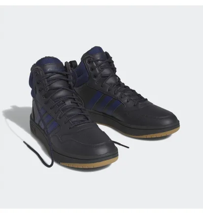 Кроссовки мужские Adidas Hoops 3.0 Mid Wtr Black IF2635