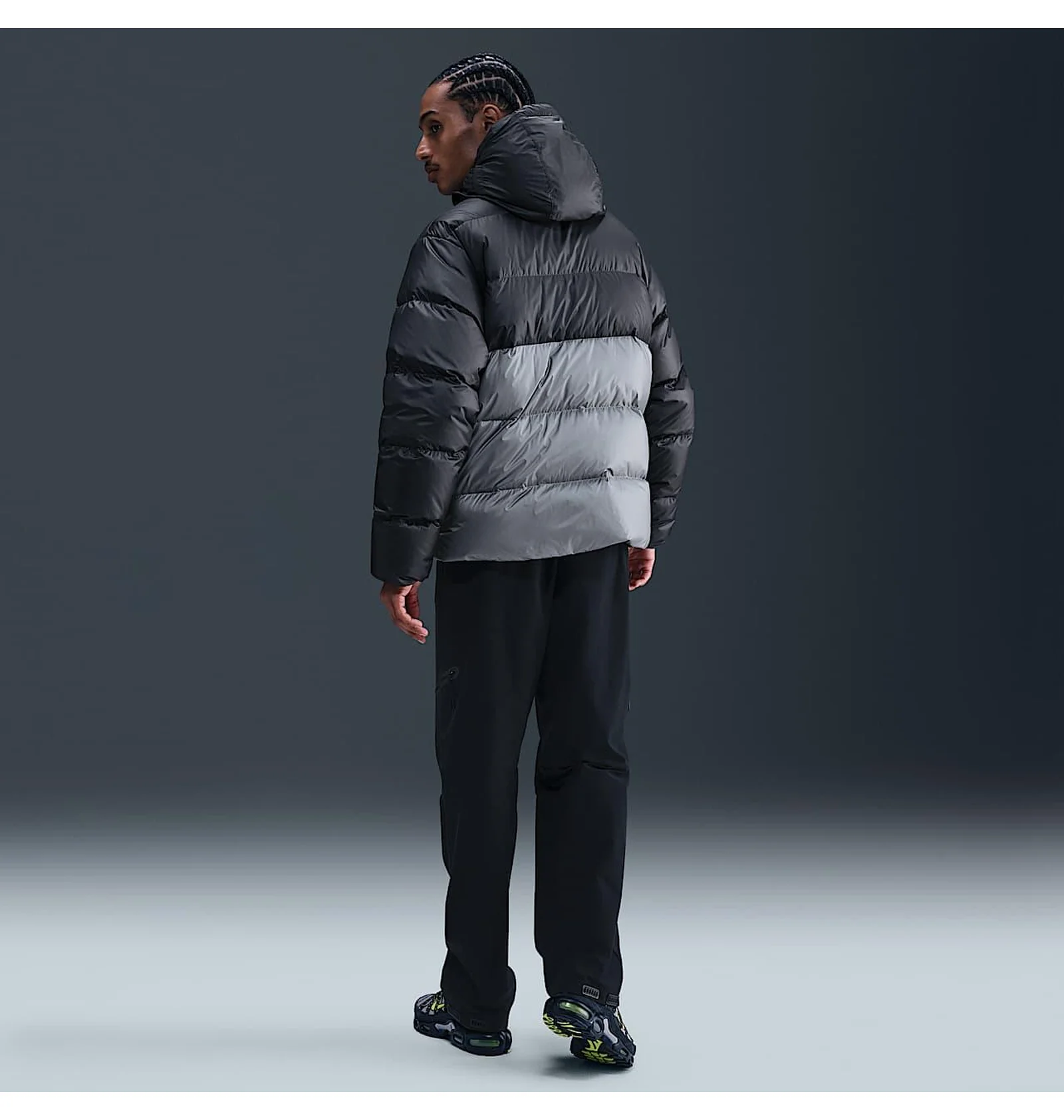 ᐉ Пуховик мужской Nike Nk Windrunner Stmnt Dwn Jkt Grey HQ7790