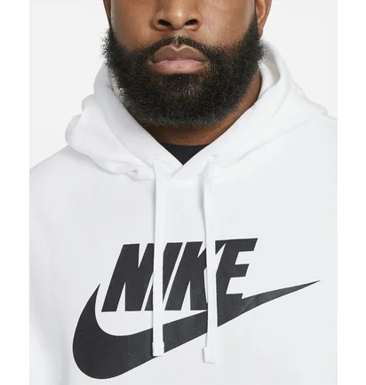 Худи мужское Nike Nsw Club Hoodie Po Bb Gx White BV2973-100