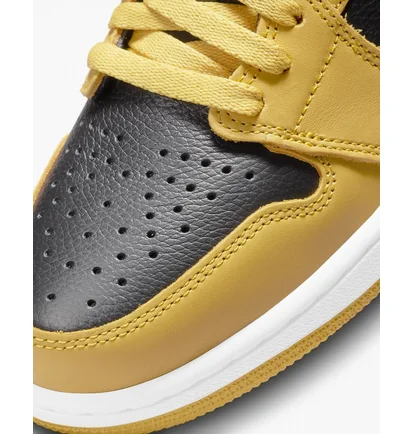 Кроссовки мужские Air Jordan 1 Retro High Og Black/Yellow 555088-701