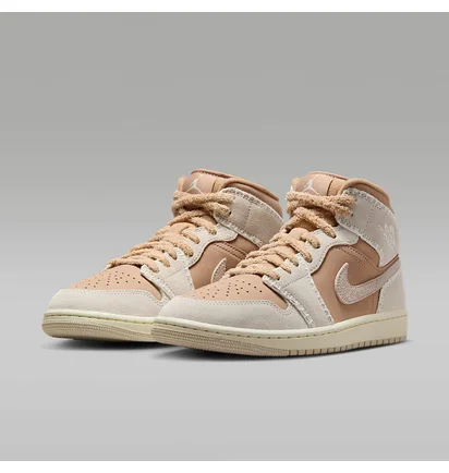 Кросівки жіночі Air Jordan 1 Mid Se Brown/Beige HV4269-200