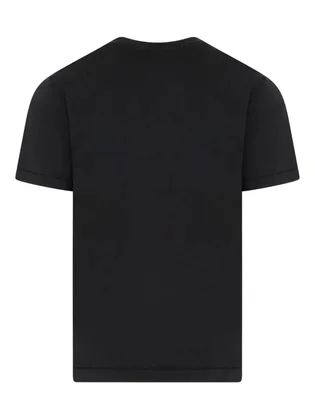 Футболка мужская Stone Island Slim Fit Cotton Jersey T-Shirt With Compass Patch Black K2S152100027-S0013-V0029