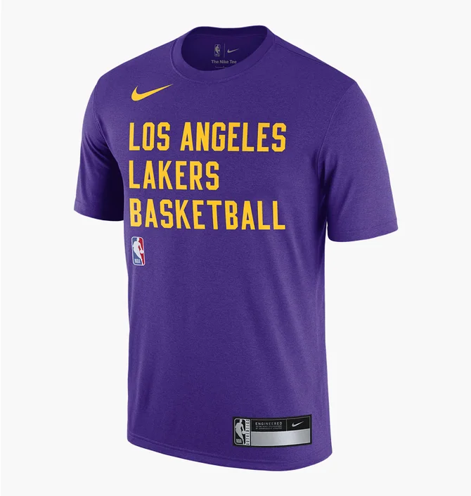 Футболка мужская Nike T-Shirt Dri-Fit Nba Los Angeles Lakers Violet FJ0209-504