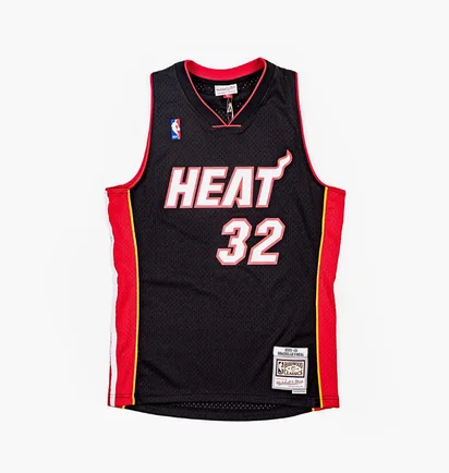 Майка чоловіча Mitchell & Ness Nba Swingman Jersey Miami Heat Road 2005-06 Shaquille ONeal Black SMJYAC18017-MHEBLCK05SON