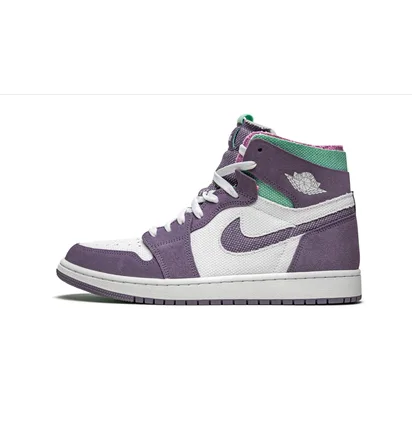 Кроссовки мужские Air Jordan 1 High Zoom Cmft White/Violet CT0978-150