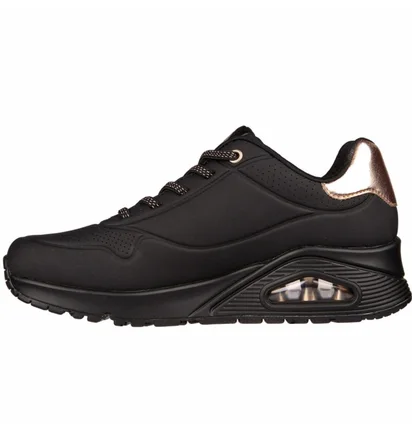 Кросівки жіночі Skechers Uno Shimmer Away Black 155196-BBK