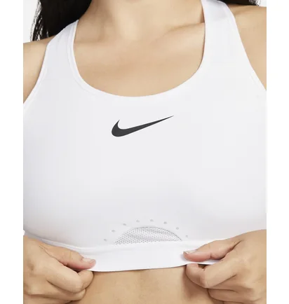 Топ женский Nike Womens High-Support Non-Padded Adjustable Sports Bra White Dd0428-100