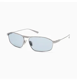 Солнцезащитные очки Balenciaga Metallic/Light Blue BB0416S-005-63