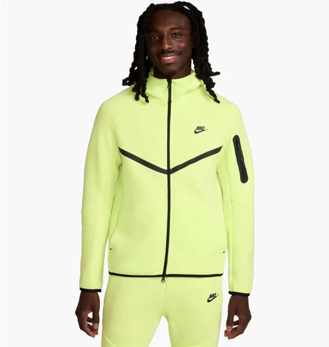 Толстовка чоловіча Nike Tech Fleece Fz Wr Yellow HV0949-736