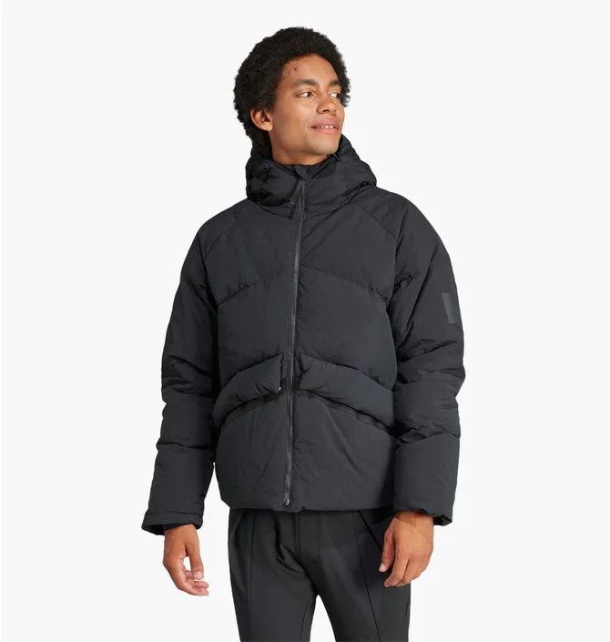 Пуховик чоловічий Adidas Big Baffle Jacket Black IK3156
