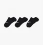 Шкарпетки жіночі Nike U Nk Everyday Plus Ltwt Footie Black (3 пари) SX5277-011