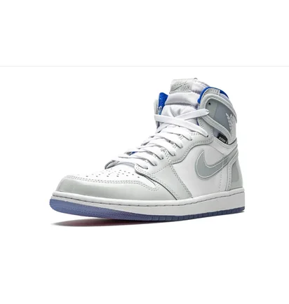 Кроссовки мужские Air Jordan 1 High Zoom White/Grey CK6637-104