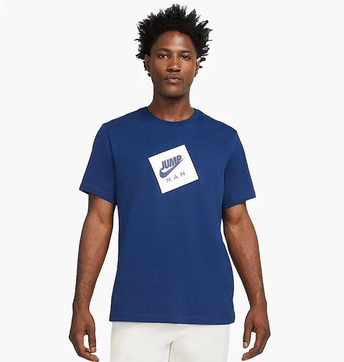 Футболка мужская Nike Jumpman Box T-Shirt Blue DD0963-492
