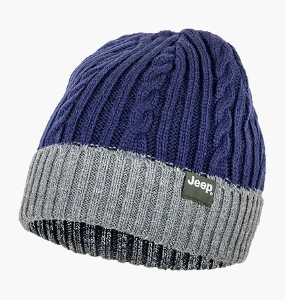 Шапка унисекс Jeep Twisted Tricot Hat J22W Blue/Grey O102602-K879
