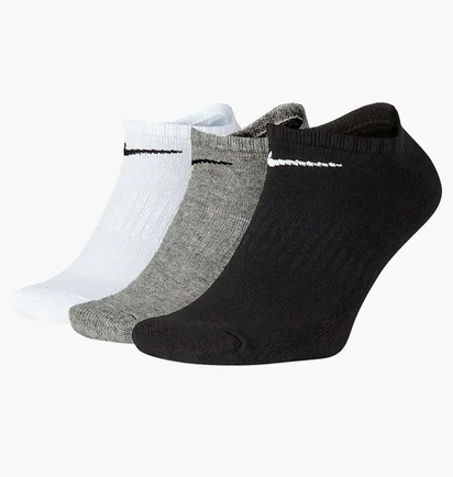 Носки унисекс Nike Everyday Cushion No Show Multi (3 пары) Sx7673-964