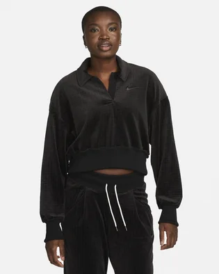 Поло женское Nike Sportswear Black Dv7814-010