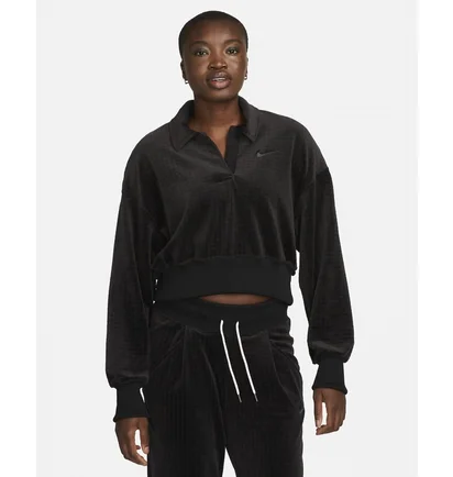 Поло женское Nike Sportswear Black Dv7814-010