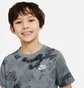 Футболка детская Nike K Nsw Tee Club Ssnl Aop Grey FN9612-084