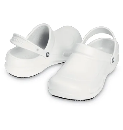 Тапочки унисекс CROCS Bistro Work Clog White 10075-100