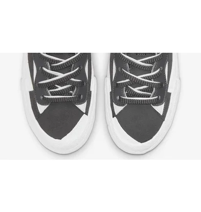 Кроссовки мужские Nike Blazer Low Sacai Grey/White Dd1877-002