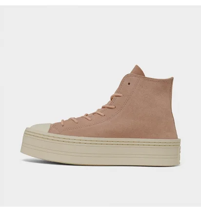 Кеди жіночі Converse All Star Modern Lift Mono Suede Platform Casual Shoes Beige A04663C