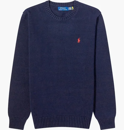 Свитшот мужской Ralph Lauren Crew Knit Blue 710810846001