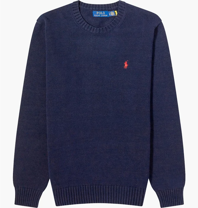 Свитшот мужской Ralph Lauren Crew Knit Blue 710810846001