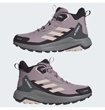 Ботинки женские Adidas Terrex Anylander Mid Rain.Rdy Hiking Violet ID3475