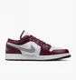 Кросівки чоловічі Nike Air Jordan 1 Low Red/White 553558-615