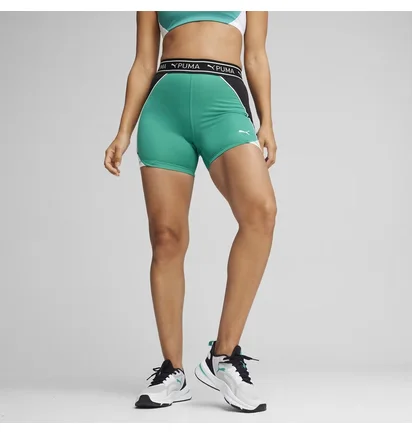 Шорты женские Puma Fit Train Strong 5 Shorts Green/Black 525042-86