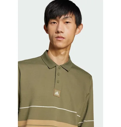 Лонгслив мужской Adidas Striped Olive JD5392