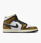 Кросівки чоловічі Air Jordan 1 Mid Se White/Green Dq8417-071