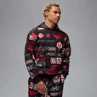 Спортивный костюм мужской Air Jordan Essentials Printed Fleece Black HM7254-010__HM7257-010