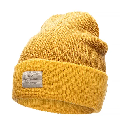 Шапка унисекс HELLY HANSEN Logo Cuff Beanie Yellow 67452-341