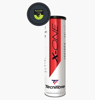 Теннисный мяч Tecnifibre X-One 4В Green X-ONE-4TF