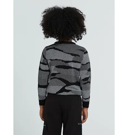 Джемпер детский Piazza ItaliaGrey 73503-Fantasy