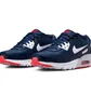 Кросівки дитячі Nike Air Max 90 Leather Obsidian Track Red Blue DV3607-400