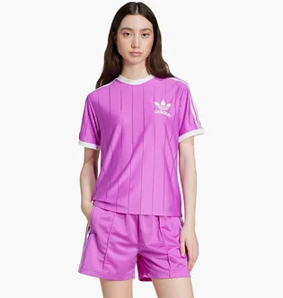Футболка женская Adidas Adicolor 3-Stripes Pinstripe T-Shirt Pink IY7225