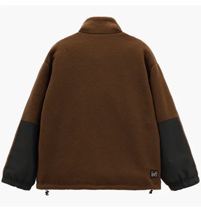 Куртка мужская CMP Jacket Reverse Teddy Fur Brown/Black 35P4787-P711