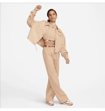 Кофта жіноча Nike Air Cropped Brown FB8077-200
