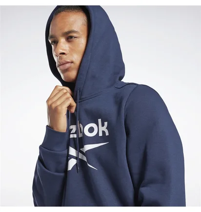 Худи мужское Reebok Identity Fleece Hoodie Blue Gr1660