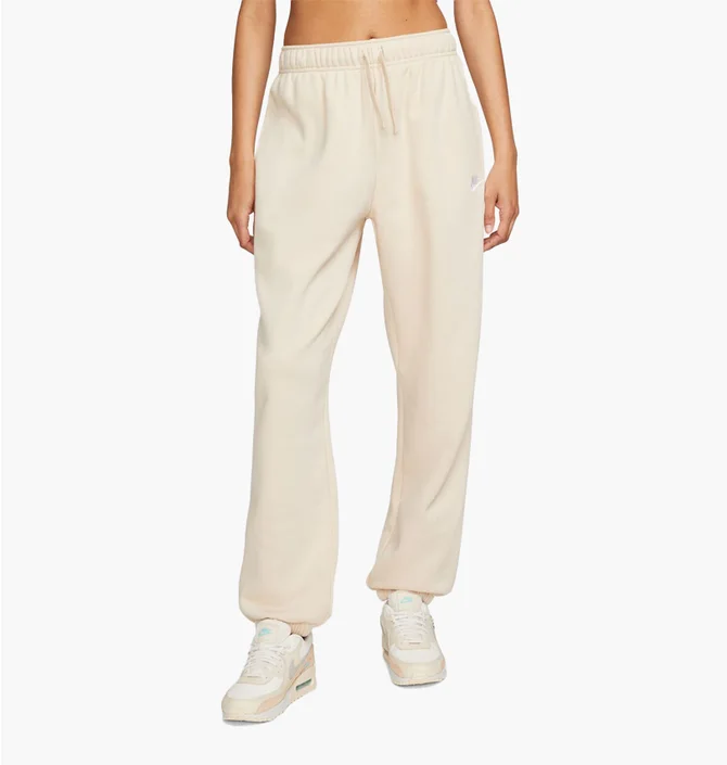 Штани жіночі Nike Sportswear Club Fleece Mid-Rise Oversized Sweatpants Beige DQ5800-126