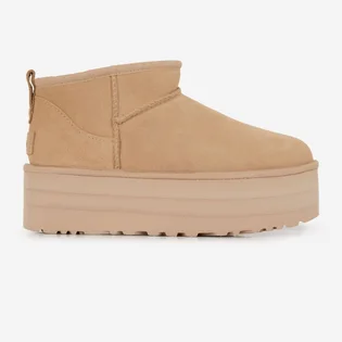 Угги женские UGG Classic Ultra Mini Platform Beige 1135092-DRI