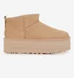 Угги женские UGG Classic Ultra Mini Platform Beige 1135092-DRI