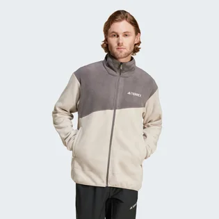 Кофта мужская Adidas Terrex Multi Full-Zip Fleece Beige/Grey IZ3296
