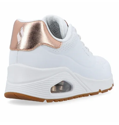Кроссовки женские Skechers Uno Shimmer Away White 155196-WHT