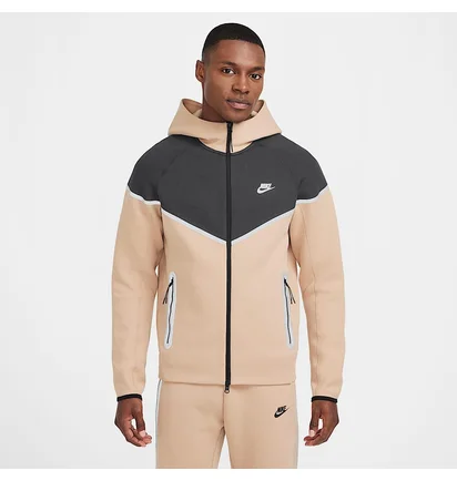 Спортивный костюм мужской Nike Tech Fleece Reflective Beige/Grey HQ3746-200__HQ3747-200