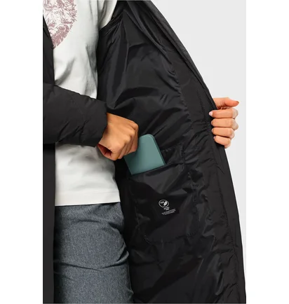 Пуховик жіночий Jack Wolfskin Marienplatz Black 1206971-6000