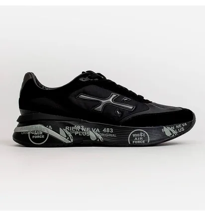 Кроссовки мужские Premiata Moerun Black/Grey VAR.6445