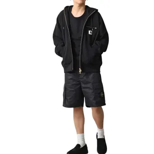 Шорти чоловічі Stone Island Cargo Black L1S15L100001-S0069-V0029